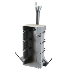 CANTEX Cantex EZ55QNB electrical box 4 gang 55 cu. in. PVC