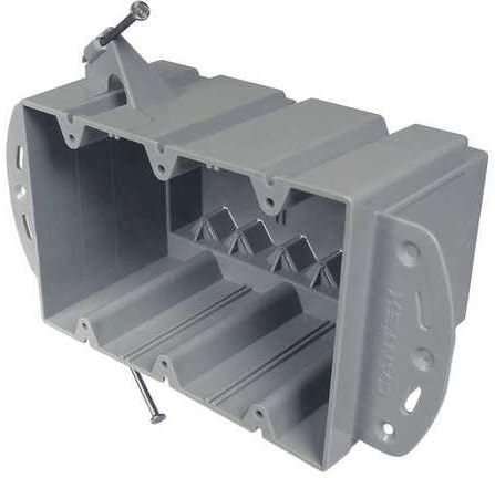 CANTEX Cantex EZ55QNB electrical box 4 gang 55 cu. in. PVC