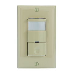 INTERMATIC Intermatic IOS-DOV-IV self adaptive in-wall PIR sensor switch 800W 180 degrees
