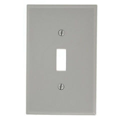 LEVITON Leviton PJ1-GY 1-gang toggle switch wallplate midway size TPJ1GRY