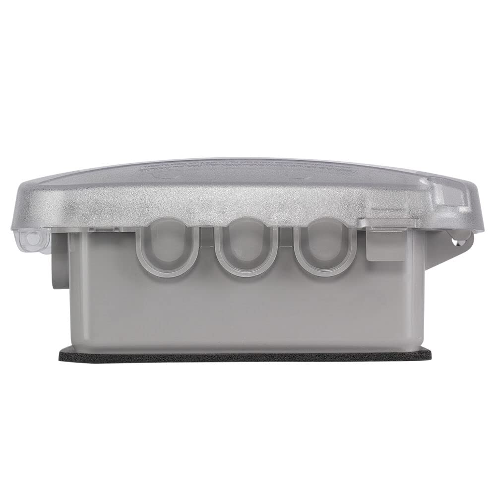 INTERMATIC Intermatic WP5100C weatherproof electrical box single gang versatile outdoor outlet cover 2.75 inch deep vertical/horizontal