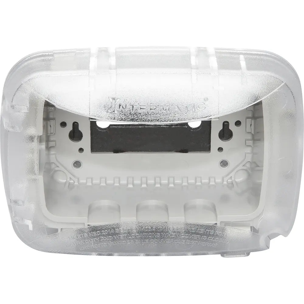 INTERMATIC Intermatic WP5100C weatherproof electrical box single gang versatile outdoor outlet cover 2.75 inch deep vertical/horizontal