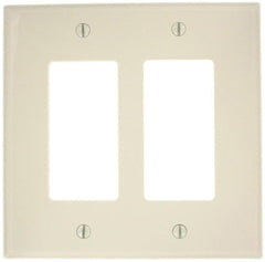 LEVITON Leviton PJ262-T 2-gang Decora/GFCI Decora Wallplate Midway Size
