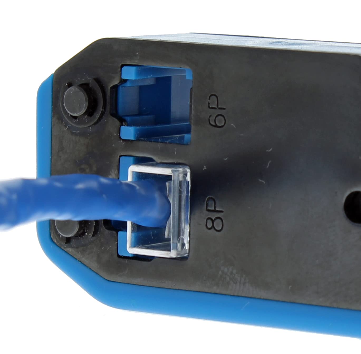 IDEAL INDUSTRIES Ideal Industries 33-396 Data/Voice Modular Plug Crimp Tool Kit, Crimping Tool for CAT3/5e/6 Cables, RJ-45 (8P8C) & RJ-11 (6P6C, 6P4C, 6P2C) with 20 Plugs