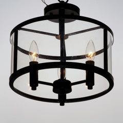 MAXIM LIGHTING Maxim Lighting 25250clbk sentinel 3-light semi flush 60w 120v 13.25 inch width