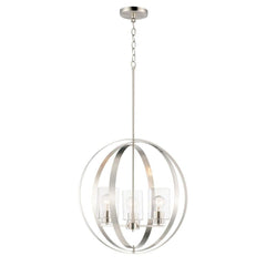 MAXIM LIGHTING Maxim Lighting 25254CLSN Sentinel 3 Light Pendant 60 Watt 20.75 Inch