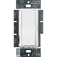 LUTRON Lutron DVSCCL153PSW Diva LED+ Dimmer 150W LED 600W Incandescent