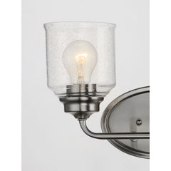 MAXIM LIGHTING Maxim Lighting 12262CDSN Acadia 2-Light Bath Vanity Light 60W 120V 14.75 Inch