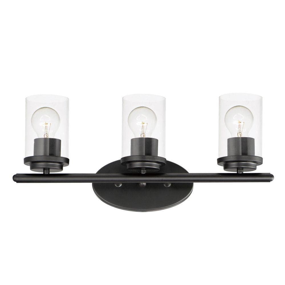 MAXIM LIGHTING Maxim Lighting 10213CLBK Corona 3-Light Bath Vanity 60W 19.25 Inch