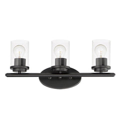 MAXIM LIGHTING Maxim Lighting 10213CLBK Corona 3-Light Bath Vanity 60W 19.25 Inch