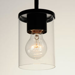 MAXIM LIGHTING Maxim Lighting 90200CLBK Corona 1-Light Mini Pendant 60W 5 inch