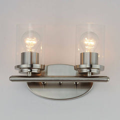 MAXIM LIGHTING Maxim Lighting 10212CLSN Corona 2-Light Bath Vanity 120V 12 Inch