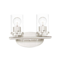 MAXIM LIGHTING Maxim Lighting 10212CLSN Corona 2-Light Bath Vanity 120V 12 Inch