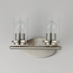 MAXIM LIGHTING Maxim Lighting 10212CLSN Corona 2-Light Bath Vanity 120V 12 Inch