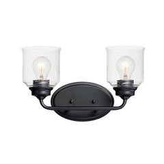 MAXIM LIGHTING Maxim Lighting 12262cdbk acadia 2-light bath vanity light 120v 14.75 inch