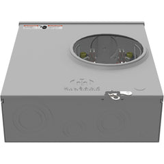 MILBANK Milbank U3850-XL-TG-HSP-PL 4 Term, Ringless, Small Closing Plate, Triplex Ground, Stainless Steel, Hasp, 7-8 inch Knockout Lock Provision 200A