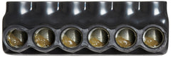 MORRIS PRODUCTS Morris Products 97656 insulated multi-cable connector dual entry 6 ports 350-6 wire range 2-pack