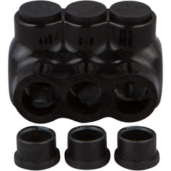 MORRIS PRODUCTS Morris Products 97525 insulated multi-cable connector 600 volt 3 wire ports 1/0-14 wire range 3/16 allen hex 1-pack