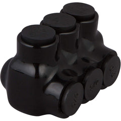 MORRIS PRODUCTS Morris Products 97525 insulated multi-cable connector 600 volt 3 wire ports 1/0-14 wire range 3/16 allen hex 1-pack
