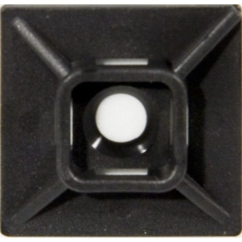 MORRIS PRODUCTS Morris Products 20357 Self-Adhesive Tie Mounts 1.1 x 1.1 in Pack of 100