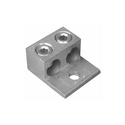 MORRIS PRODUCTS Morris 90816 mechanical lug two conductors one hole mount aluminum 600V 250 AWG 250MCM - 6SOL. wire range