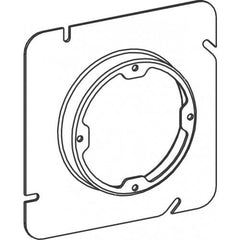 ORBIT INDUSTRIES Orbit Industries 53058X 5s 5/8in raised steel plaster ring dual direction 4-11/16 inches