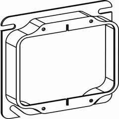ORBIT INDUSTRIES Orbit 42058 raised 5/8 inch 4 inch square 2-gang ring