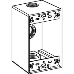 ORBIT INDUSTRIES Orbit Industries 1DB100-3 1-Gang Weatherproof Outlet Box 2-3/4-Inch x 4-1/2-Inch x 2-5/8-Inch 23.8-Cubic-Inch