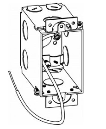 ORBIT INDUSTRIES Orbit GDB-1-NM 3-1/2 inch deep gangable 1-gang switch box with NM cable clamps