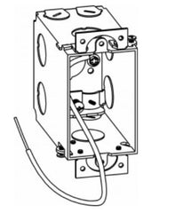 ORBIT INDUSTRIES Orbit GDB-1-NM 3-1/2 inch deep gangable 1-gang switch box with NM cable clamps