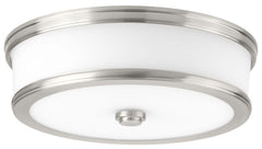 PROGRESS LIGHTING Progress Lighting P350086-009-30 Bezel 1-Light LED Flush Mount Ceiling Fixture 25W 13 in.