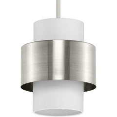 PROGRESS LIGHTING Progress Lighting P500398-009 Silva 1 Light Small Pendant 60 Watt 9.5 Inch