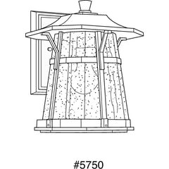 PROGRESS LIGHTING Progress Lighting P5750-84 Derby Wall Lantern 100W Medium