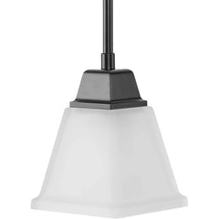 PROGRESS LIGHTING Progress Lighting P500125-020 Clifton Heights Collection 1-Light Mini Pendant 100W 5.5 inch Diameter 7.25 inch Height