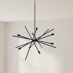 PROGRESS LIGHTING Progress Lighting P400109-31M Astra 8 Light 42.38 inch Chandelier 60W