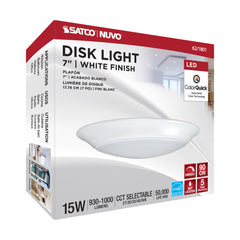 SATCO-NUVO Satco-Nuvo 62/1801 Contemporary Flush Light 15 W 7 Inch