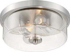 SATCO-NUVO Satco-Nuvo 60/7168 Sommerset 2 Light Flush Mount 60W 12.88 Inch Diameter