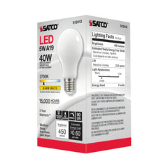 SATCO-NUVO Satco-Nuvo S12412 LED A19 5 Watt