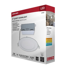SATCO-NUVO Satco-Nuvo S11827R1 12 Watt LED Direct Wire Downlight Edge-lit 6 Inch