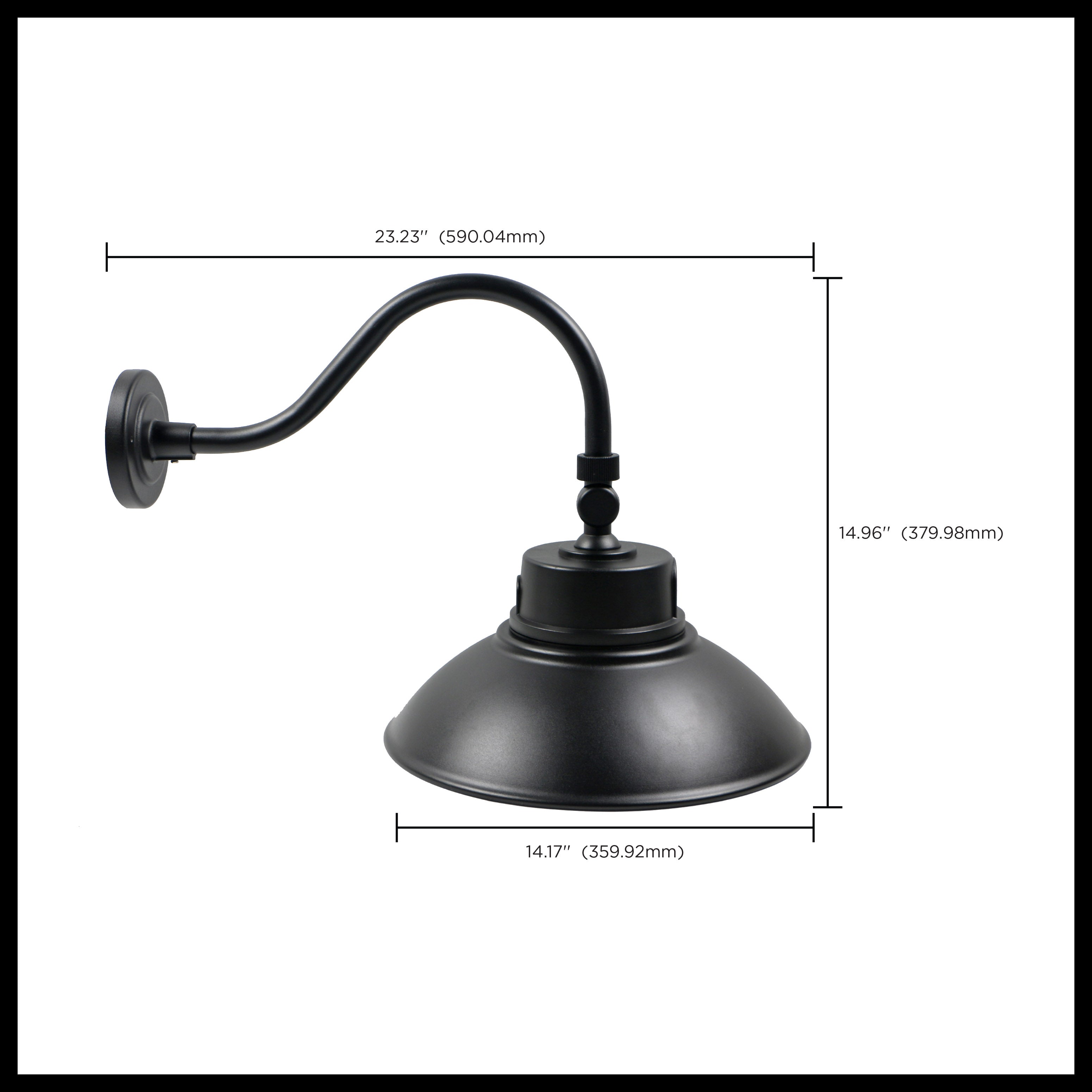 SATCO-NUVO Satco-Nuvo 65/661 LED gooseneck 30W/40W/50W 100 degree