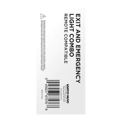 SATCO-NUVO Satco-Nuvo 67/122 Combination Exit Sign And Emergency Light 3.5W Universal Mounting