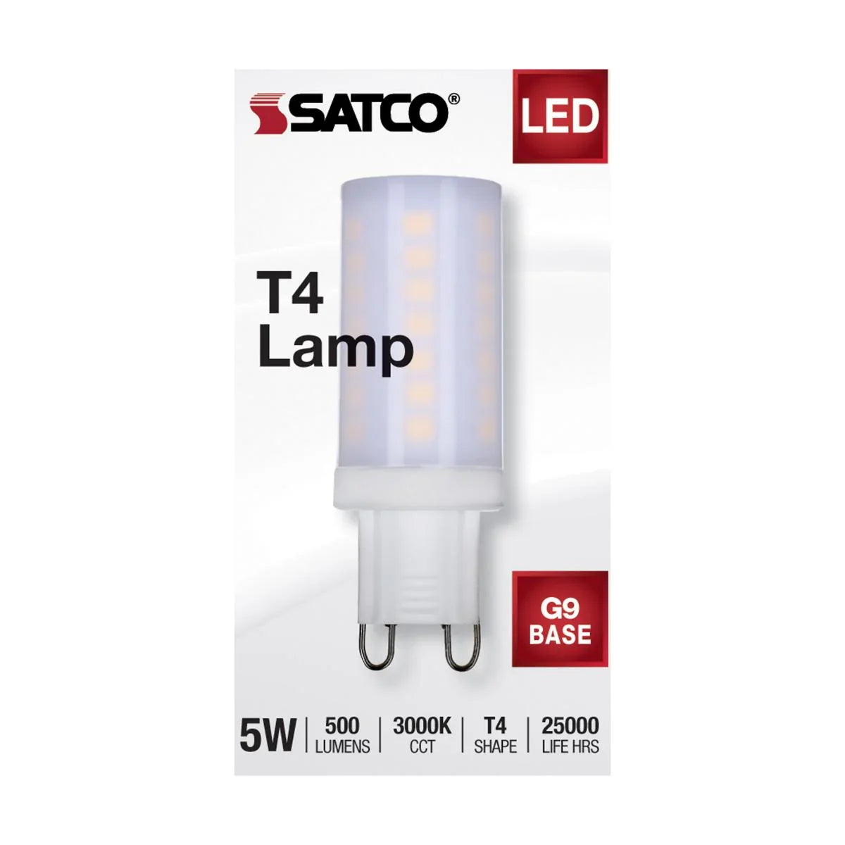 SATCO-NUVO Satco-Nuvo S11236 LED lamp 5W T4 G9 base halogen replacement