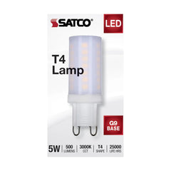 SATCO-NUVO Satco-Nuvo S11236 LED lamp 5W T4 G9 base halogen replacement
