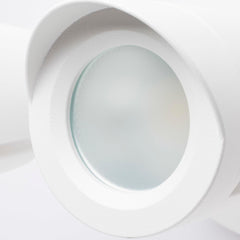 SATCO-NUVO Satco-Nuvo 65/716 dual head hardwired socket non-dimmable LED security light 20W fixture adjustable angle 0 to 90 degrees