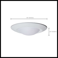 SATCO-NUVO Satco-Nuvo 62/1761 LED 6 inches disk round 10w 24-pack