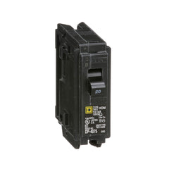 SCHNEIDER ELECTRIC Schneider Electric HOM120 Miniature Circuit Breaker 20 Amp 1 Pole