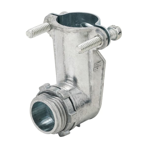 SOUTHWIRE Southwire L1109 Standard Squeeze Box Connector With Cover 3-1/2 In Trade 90 Deg
