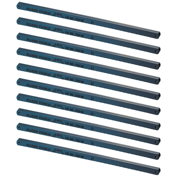 KLEIN TOOLS Klein Tools 1224bi Bi-metal Hacksaw Blades 24 Tpi 12 in 100 Pack