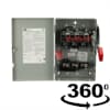 ABB Abb th3361 Fusible Disconnect Switch 30A 3P 600V