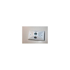 ABB INSTALLATION PRODUCTS Abb s203whe 1-gang Lampholder Cover White Aluminum